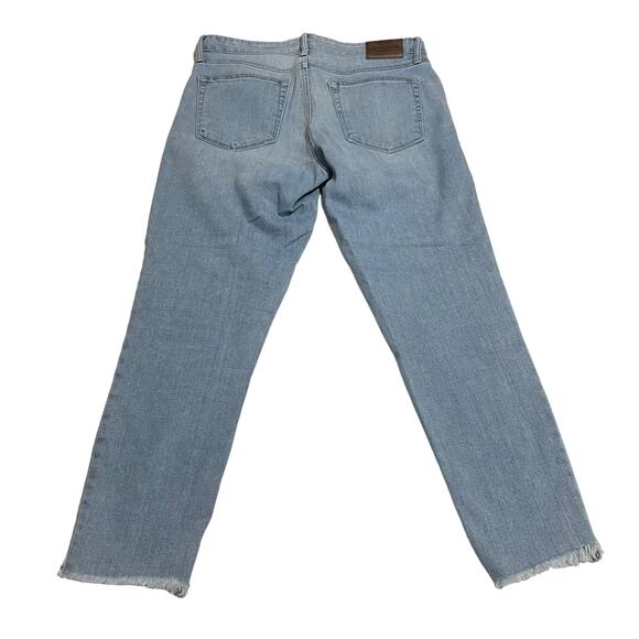 Lucky Brand Jeans Womens Size 6 Blue Ave Crop Mid Rise Stretch Step Hem Denim - Picture 2 of 12